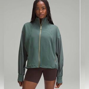 Lululemon Define Relaxed-Fit Jacket Dark Forest with gold embellishments - 12